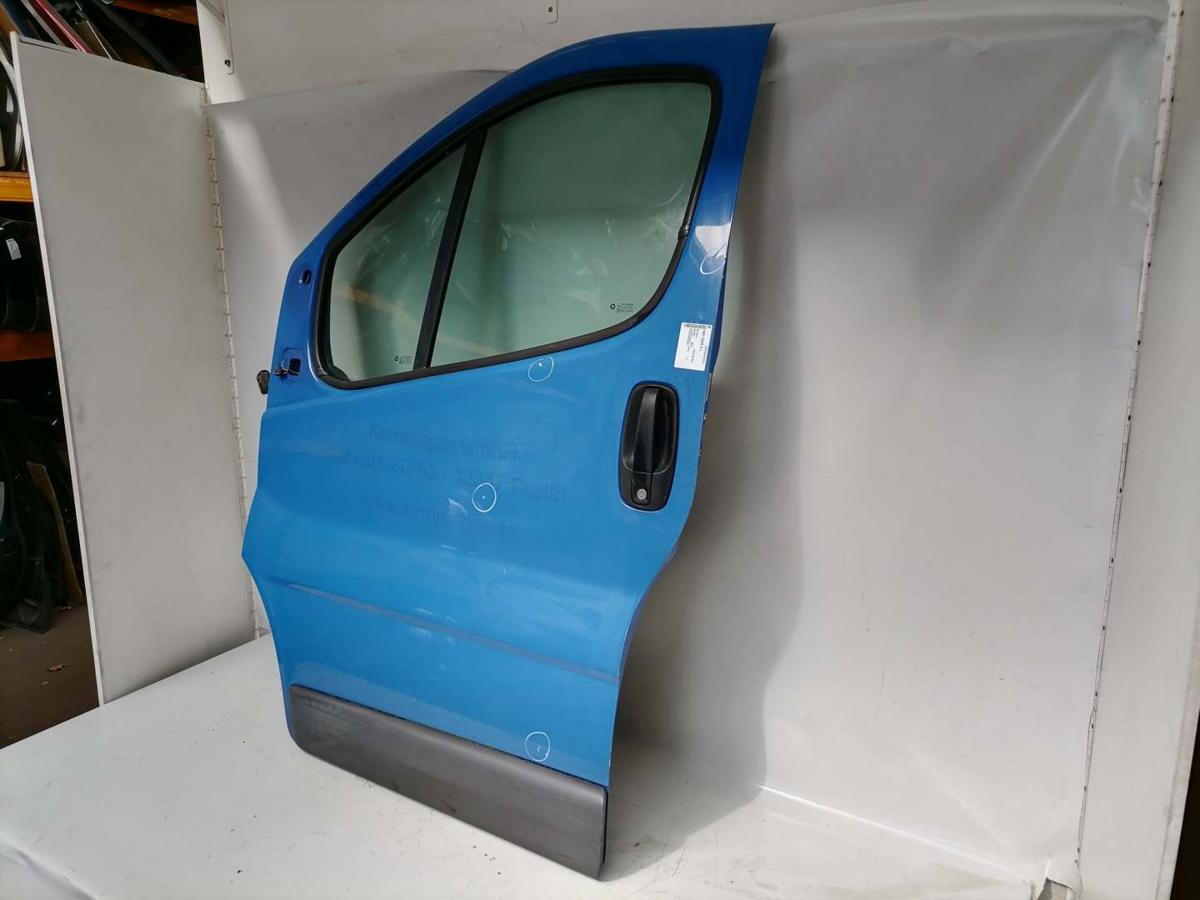 Renault Trafic 2 original Tür vorn links OV489 Blau Bj.2011